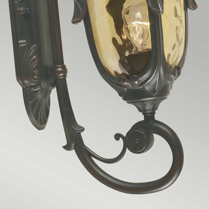 Norlys Philadelphia 1 Light Medium Wall Lantern PH1-M-OB Old Bronze