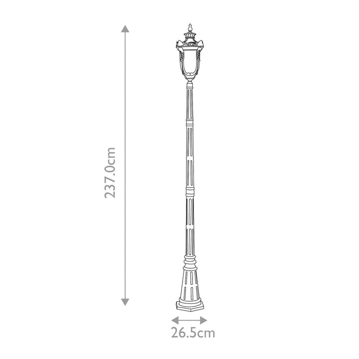 Norlys Philadelphia 3 Light Large Lamp Post PH5-L-OB Old Bronze