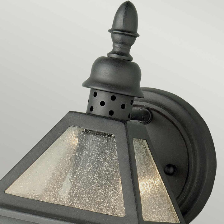 Norlys Polruan 1 Light Wall Lantern POLRUAN Mud Black