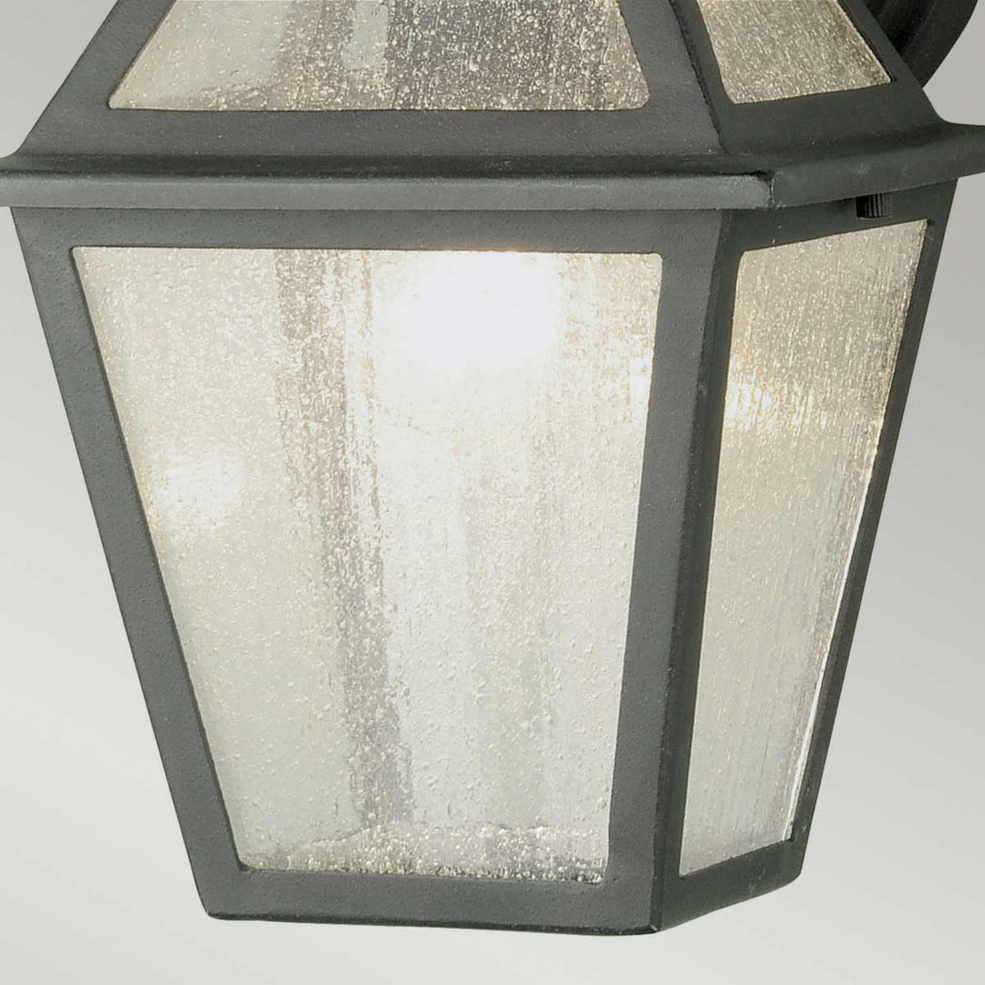 Norlys Polruan 1 Light Wall Lantern POLRUAN Mud Black