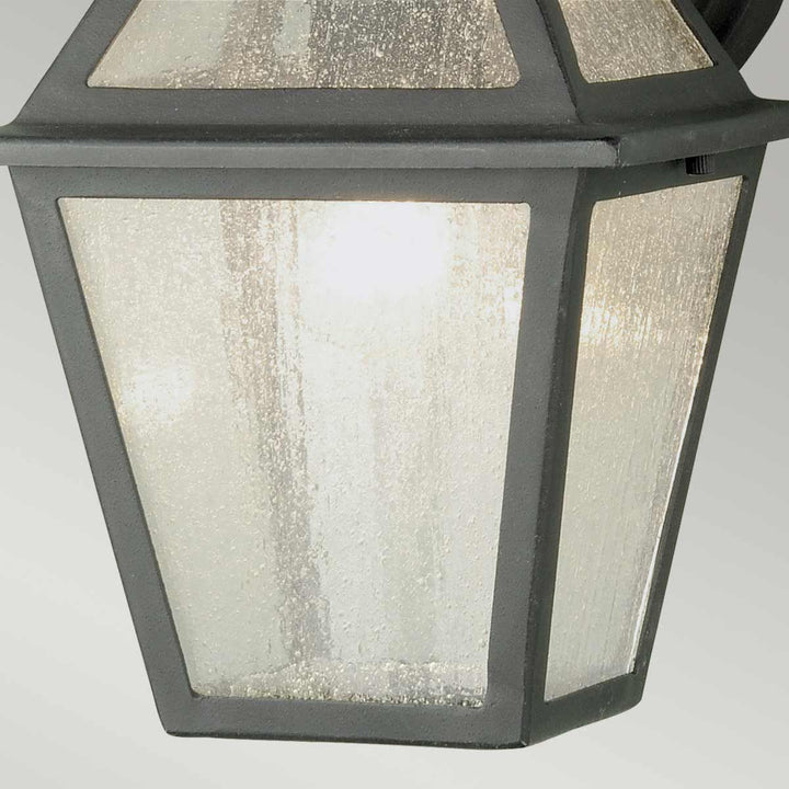 Norlys Polruan 1 Light Wall Lantern POLRUAN Mud Black