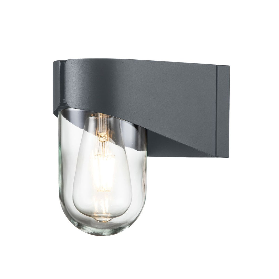 Norlys Porto 1 Light Wall Lantern PORTO Grey