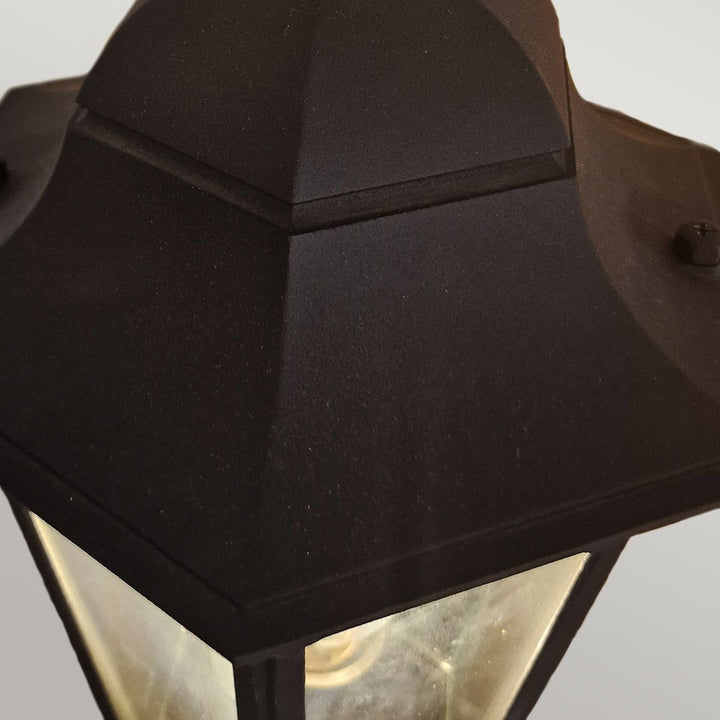 Norlys Parish 1 Light Up Wall Lantern PR1-BLACK Black