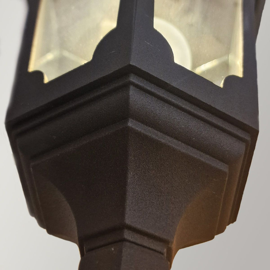 Norlys Parish 1 Light Up Wall Lantern PR1-BLACK Black