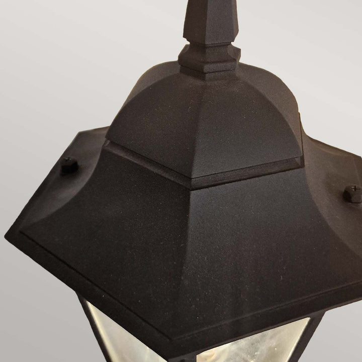 Norlys Parish 1 Light Down Wall Lantern PR2-BLACK Black