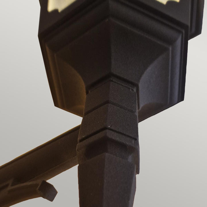 Norlys Parish 1 Light Down Wall Lantern PR2-BLACK Black
