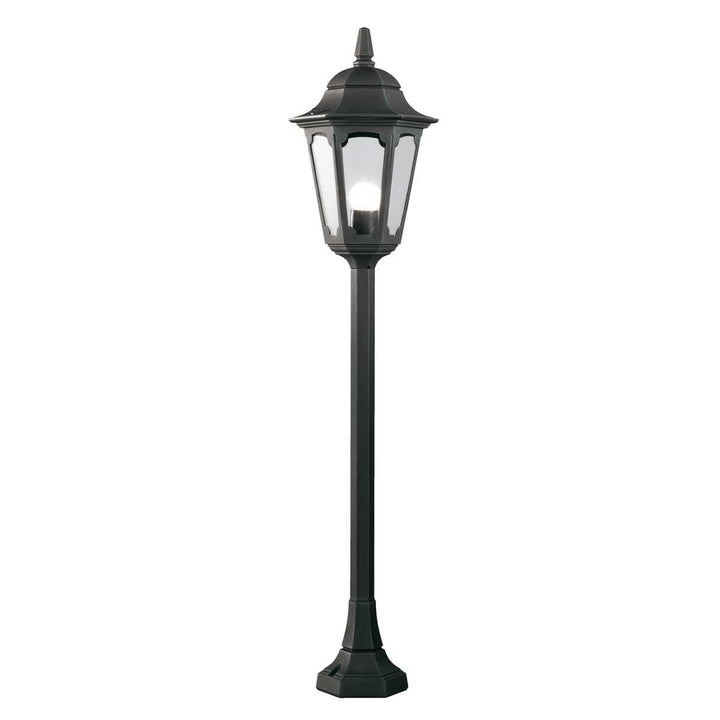 Norlys Parish 1 Light Pillar Lantern  PR5-BLACK Black