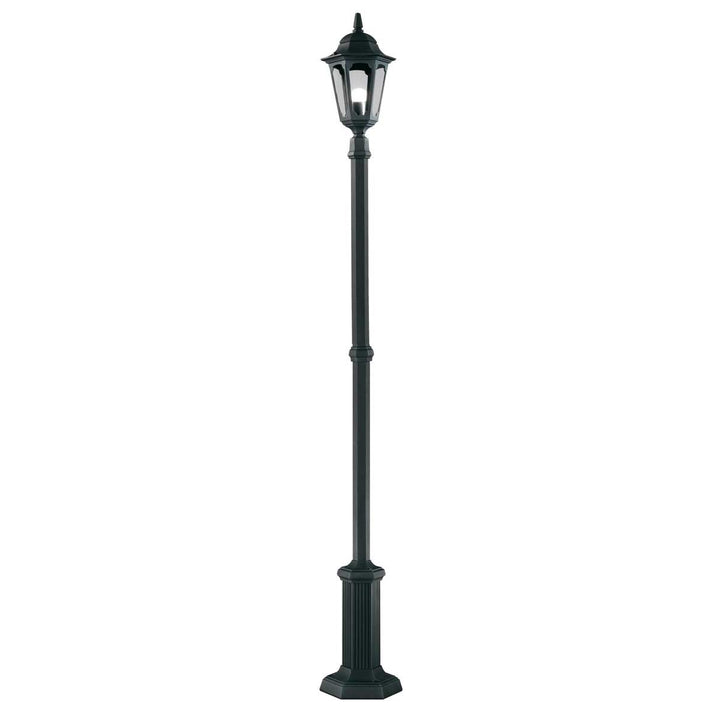 Norlys Parish 1 Light Lamp Post  PR6-BLACK Black
