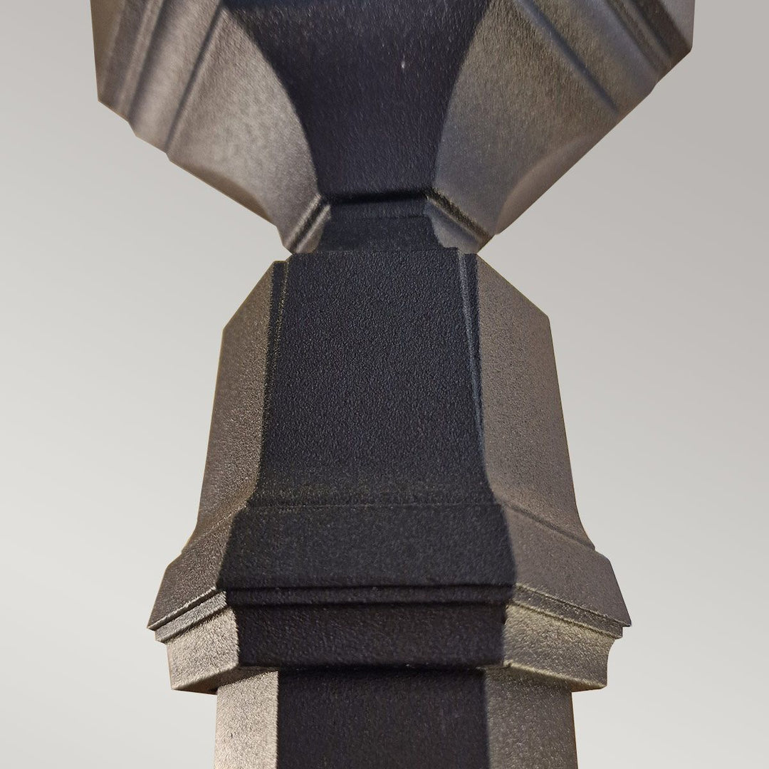Norlys Parish 1 Light Lamp Post  PR6-BLACK Black