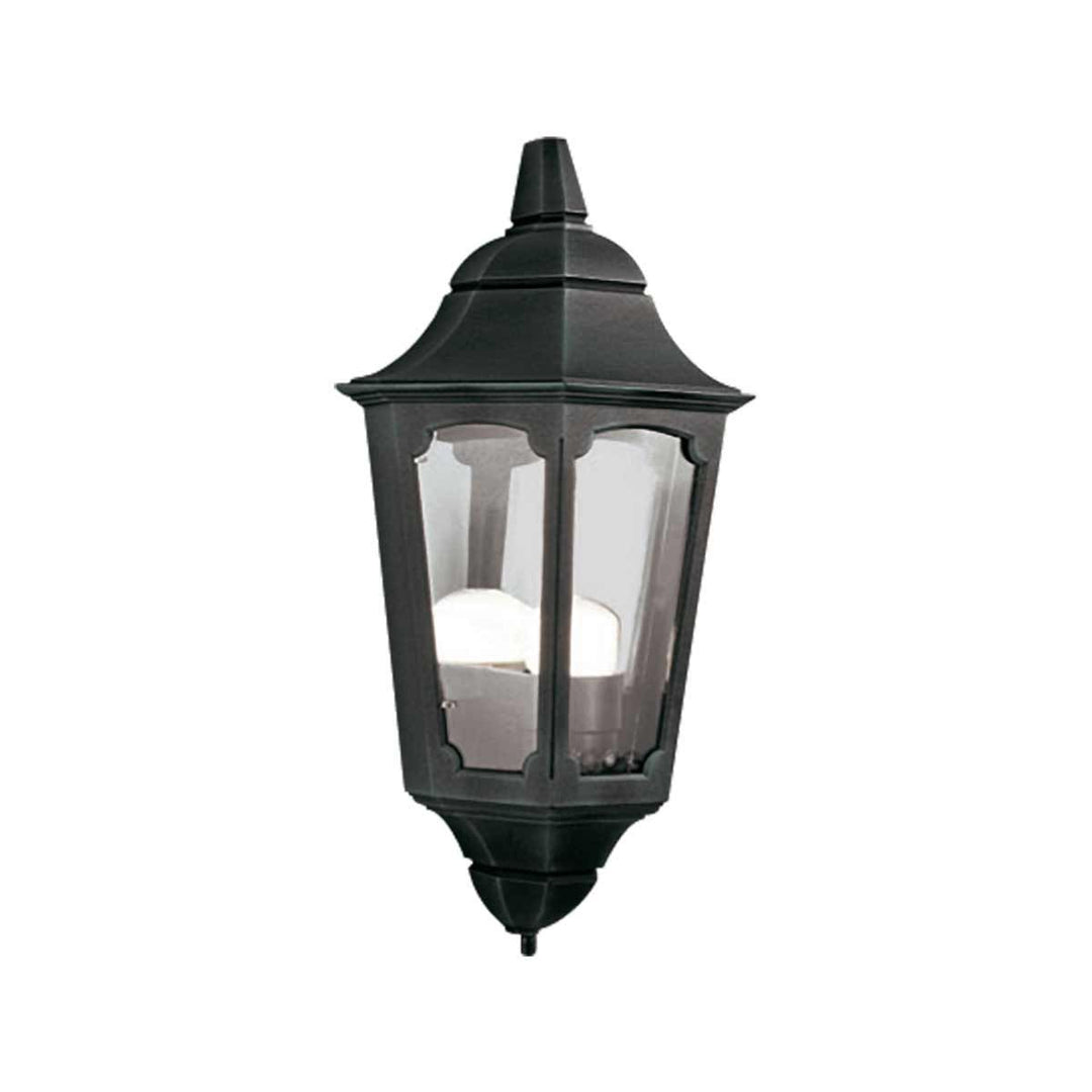 Norlys Parish 1 Light Half Lantern  PR7-BLACK Black