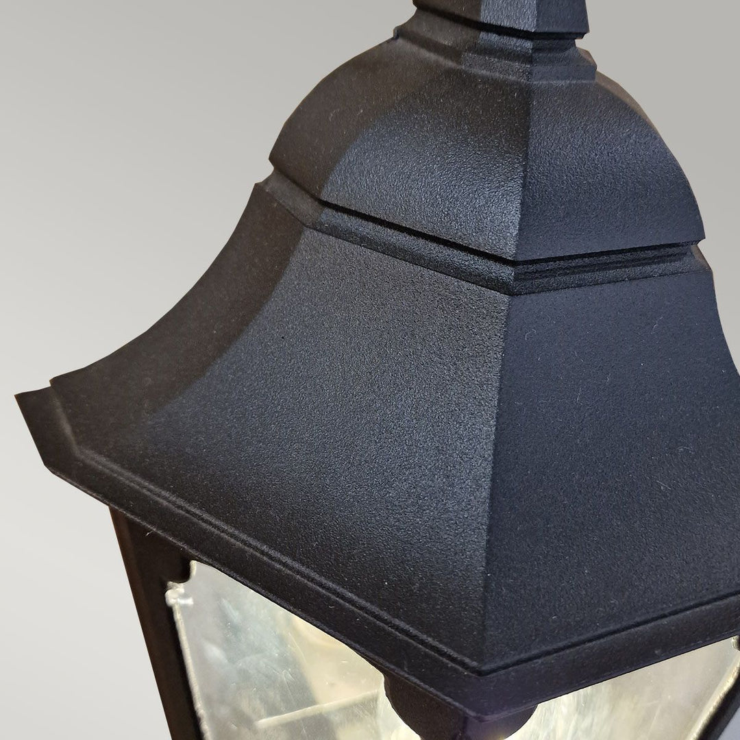 Norlys Parish 1 Light Half Lantern  PR7-BLACK Black