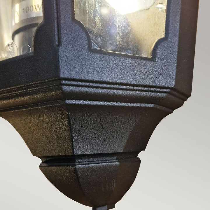 Norlys Parish 1 Light Half Lantern  PR7-BLACK Black