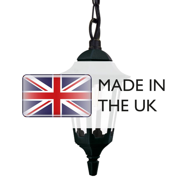 Norlys Parish 1 Light Chain Lantern  PR9-BLACK Black