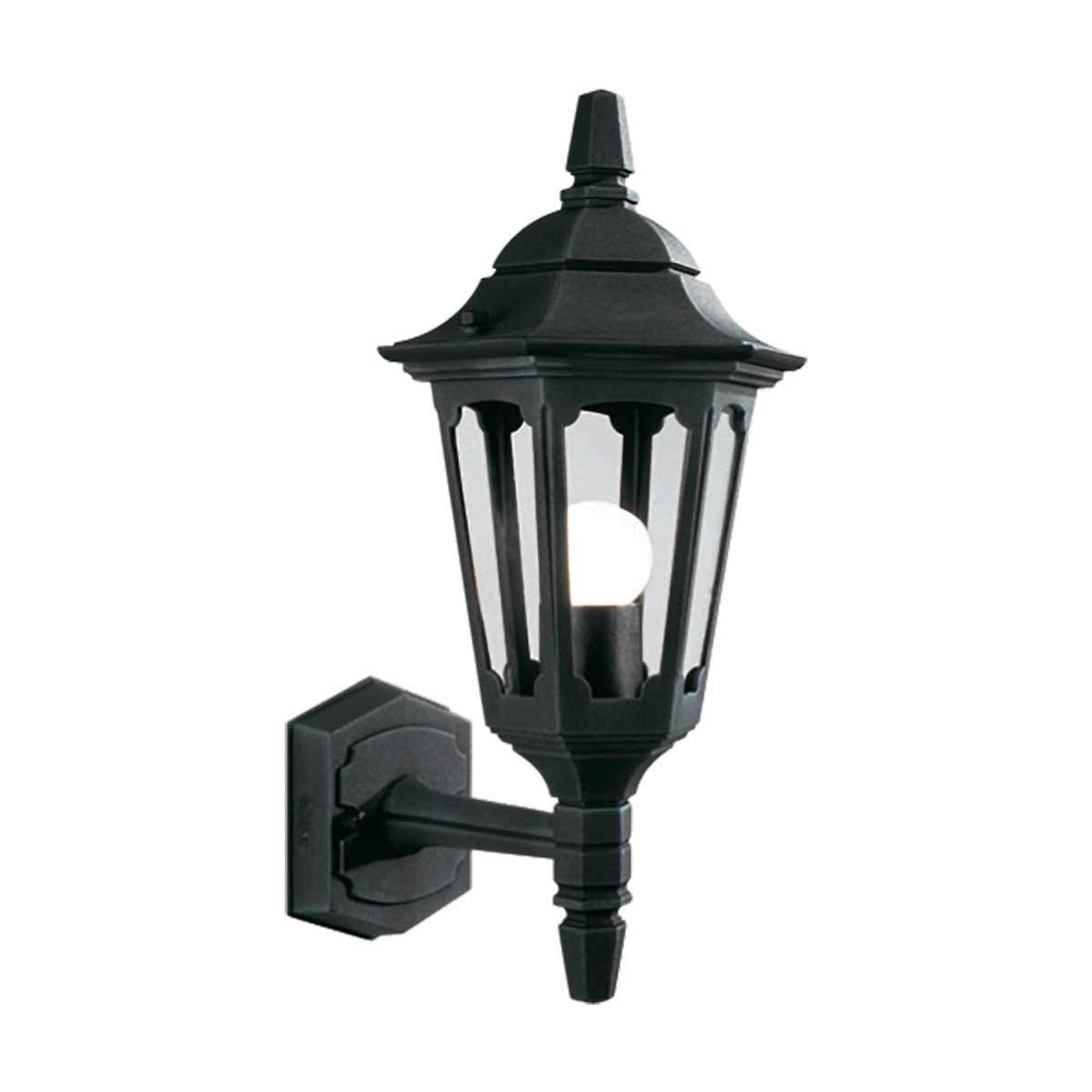 Norlys Parish Mini 1 Light Up Wall Lantern  PRM1-BLACK Black