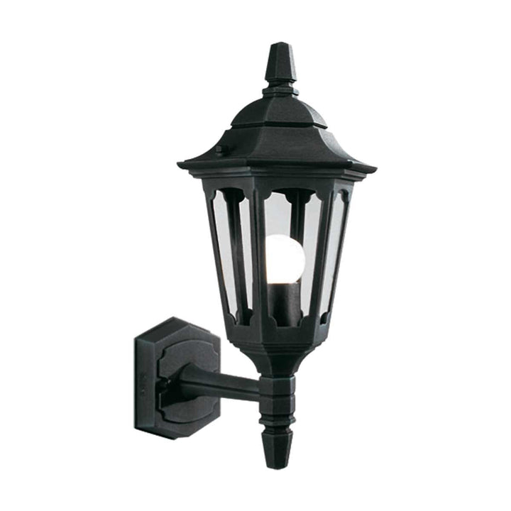 Norlys Parish Mini 1 Light Up Wall Lantern  PRM1-BLACK Black