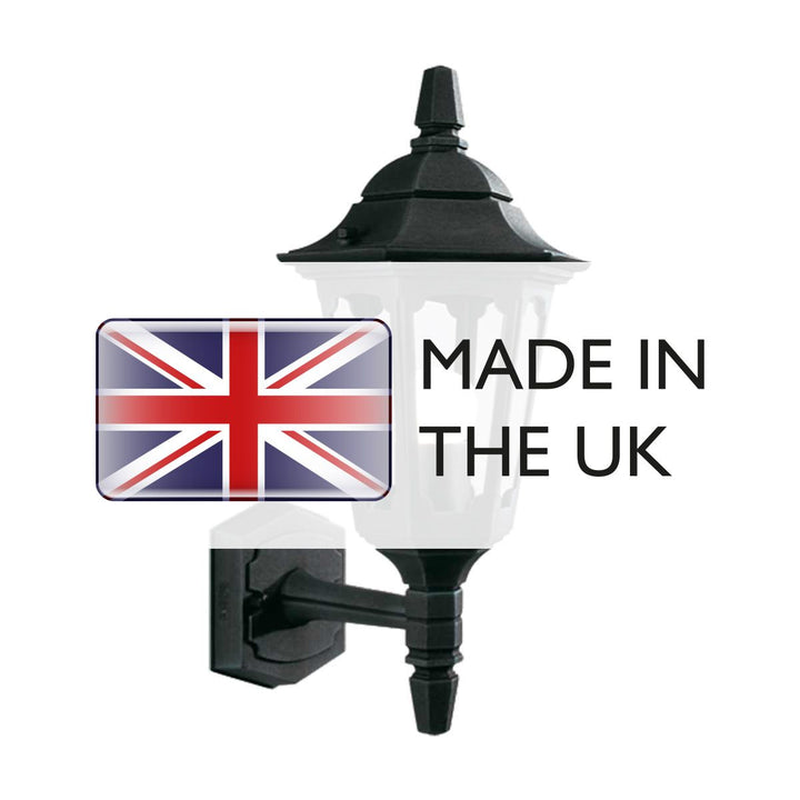 Norlys Parish Mini 1 Light Up Wall Lantern  PRM1-BLACK Black