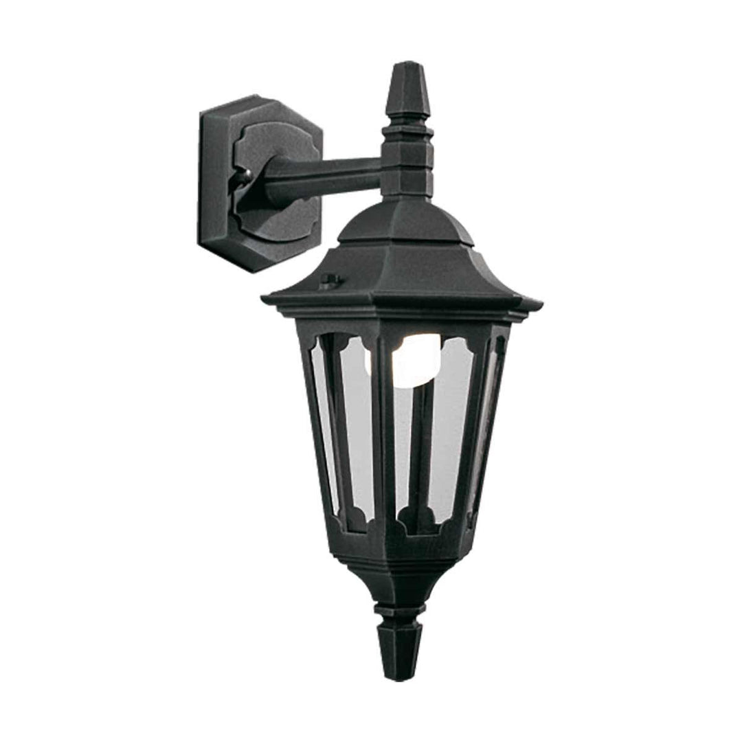 Norlys Parish Mini 1 Light Down Wall Lantern  PRM2-BLACK Black