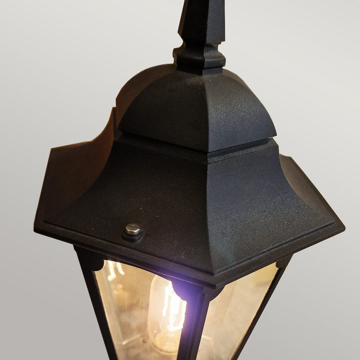 Norlys Parish Mini 1 Light Pedestal Lantern  PRM4-BLACK Black