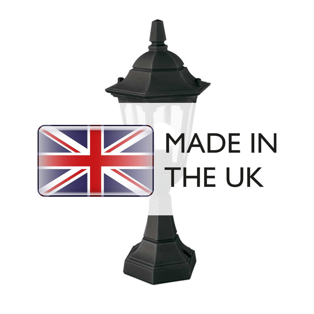 Norlys Parish Mini 1 Light Pedestal Lantern  PRM4-BLACK Black