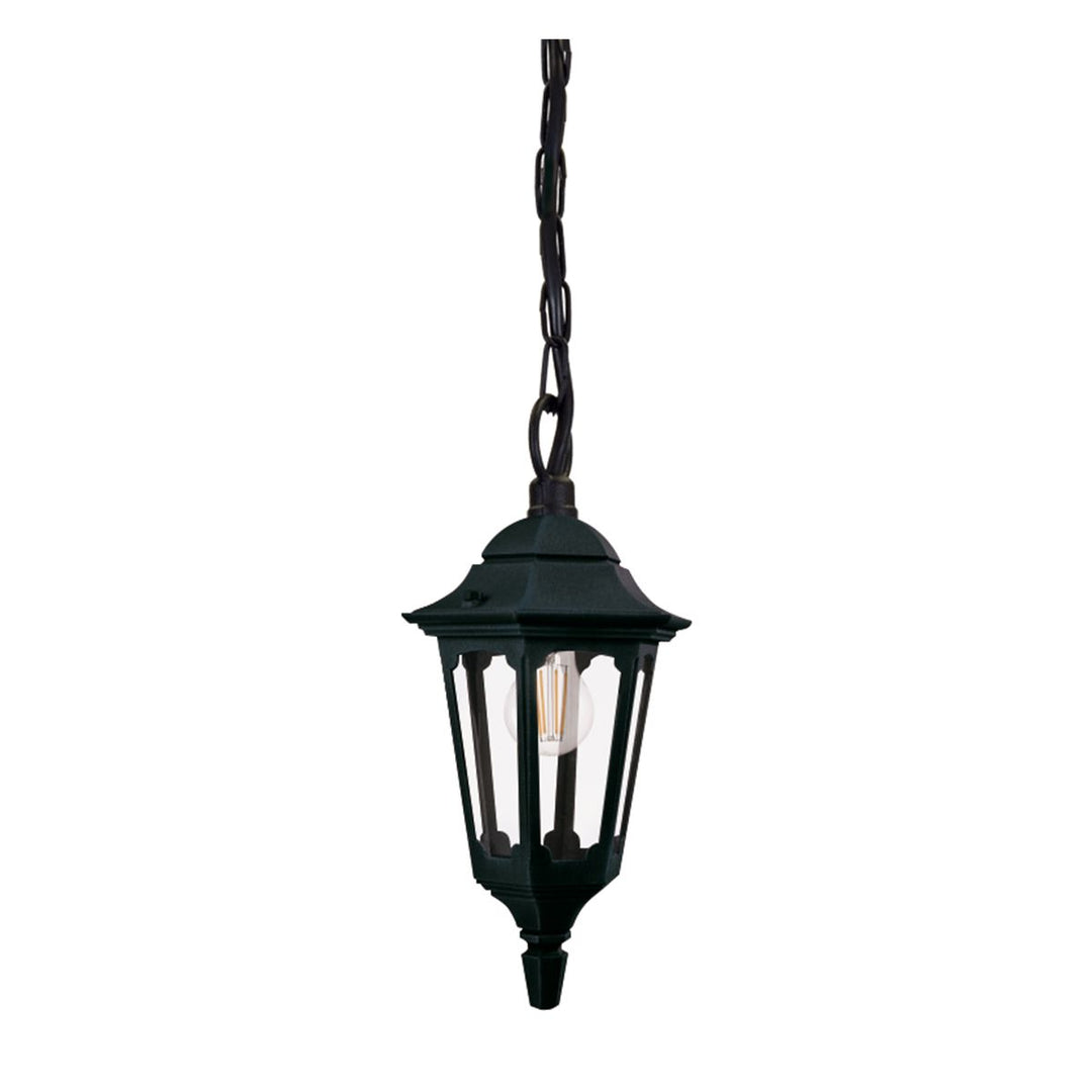 Norlys Parish Mini 1 Light Chain Lantern PRM9-BLACK Black