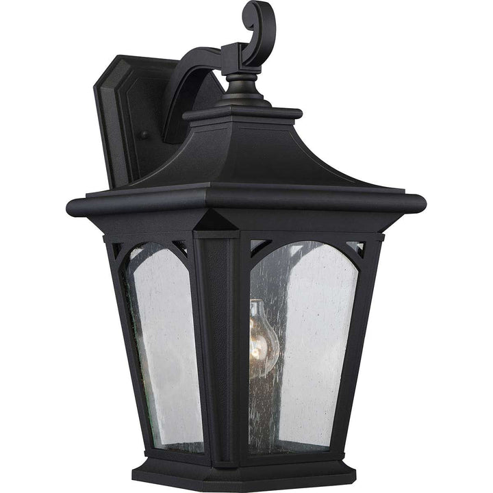 Norlys Bedford 1 Light Large Wall Lantern QZ-BEDFORD2-L Mystic Black