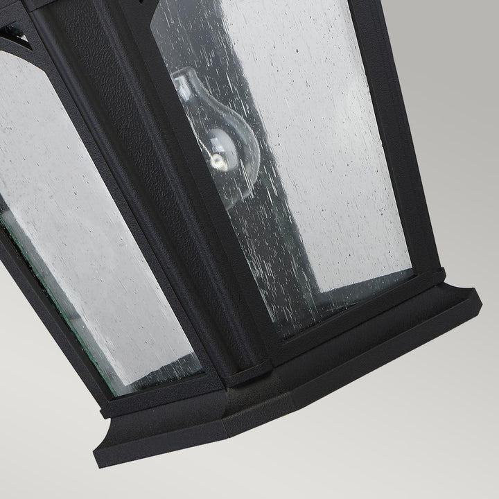 Norlys Bedford 1 Light Large Wall Lantern QZ-BEDFORD2-L Mystic Black