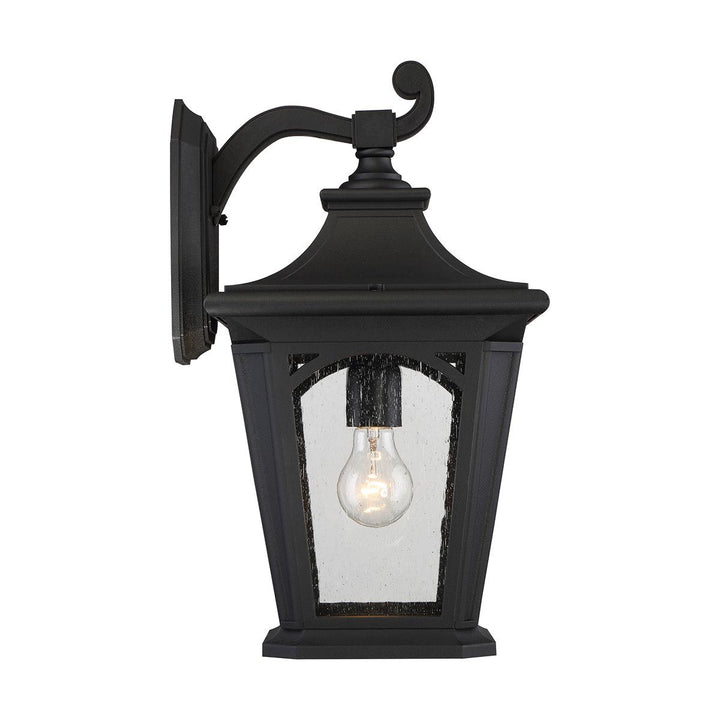 Norlys Bedford 1 Light Large Wall Lantern QZ-BEDFORD2-L Mystic Black