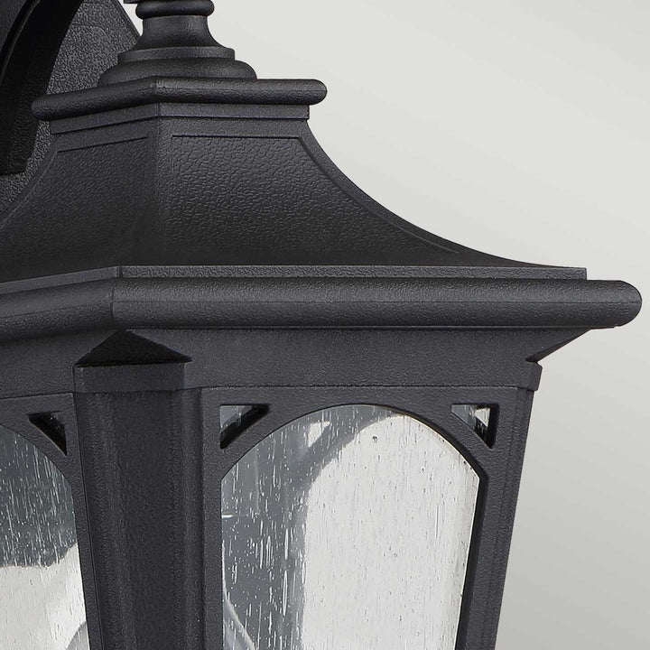 Norlys Bedford 1 Light Small Wall Lantern QZ-BEDFORD2-S Mystic Black