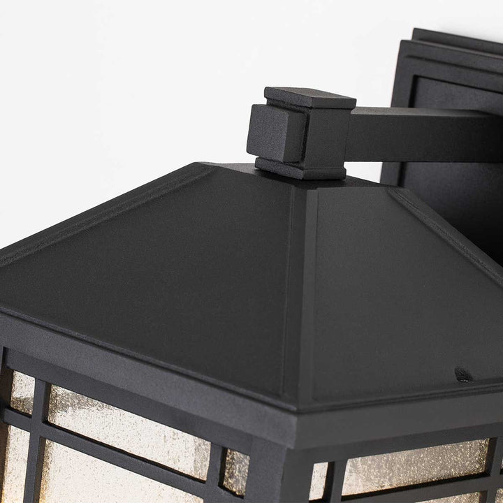 Norlys Cedar Point 1 Light Wall Lantern - Large QZ-CEDAR-POINT-L-BK Black