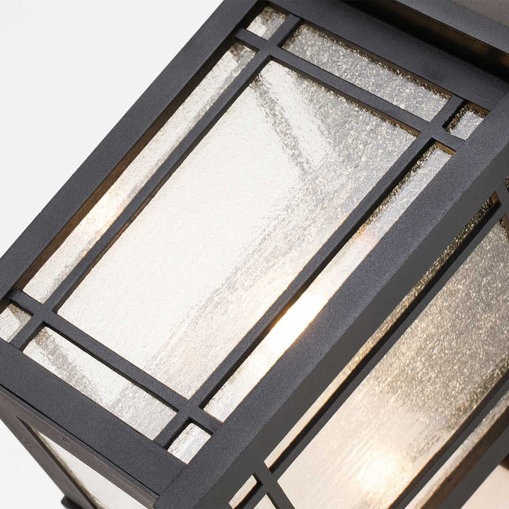 Norlys Cedar Point 1 Light Wall Lantern - Large QZ-CEDAR-POINT-L-BK Black