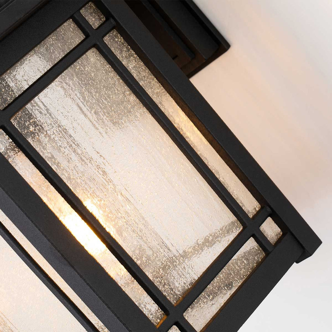 Norlys Cedar Point 1 Light Wall Lantern - Medium QZ-CEDAR-POINT-M-BK Black