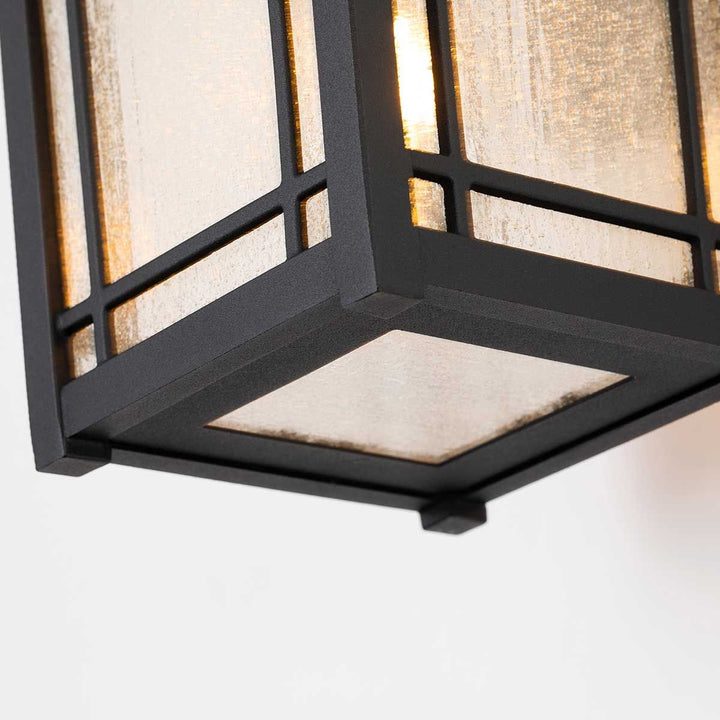 Norlys Cedar Point 1 Light Wall Lantern - Medium QZ-CEDAR-POINT-M-BK Black