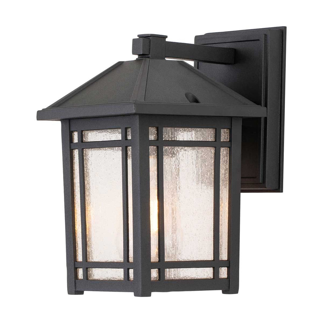 Norlys Cedar Point 1 Light Wall Lantern - Small QZ-CEDAR-POINT-S-BK Black