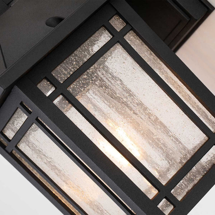 Norlys Cedar Point 1 Light Wall Lantern - Small QZ-CEDAR-POINT-S-BK Black