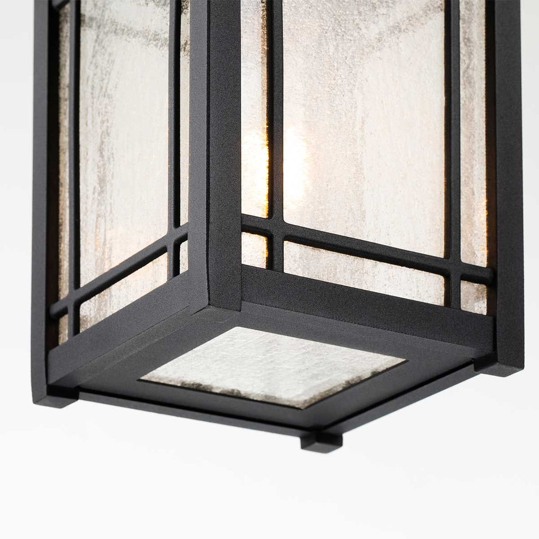 Norlys Cedar Point 1 Light Chain Lantern QZ-CEDAR-POINT8-M-BK Black