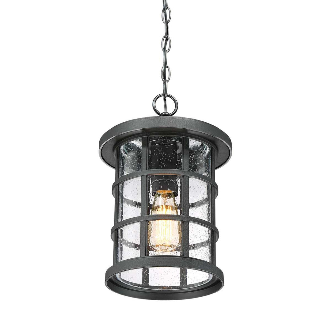 Norlys Crusade 1 Light Chain Lantern QZ-CRUSADE8-BLK Earth Black