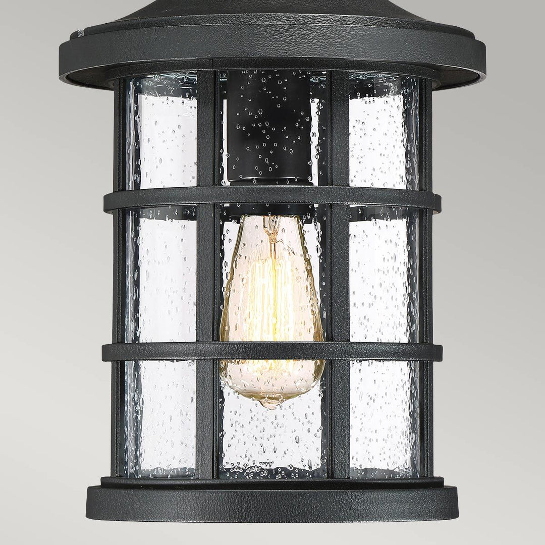 Norlys Crusade 1 Light Chain Lantern QZ-CRUSADE8-BLK Earth Black