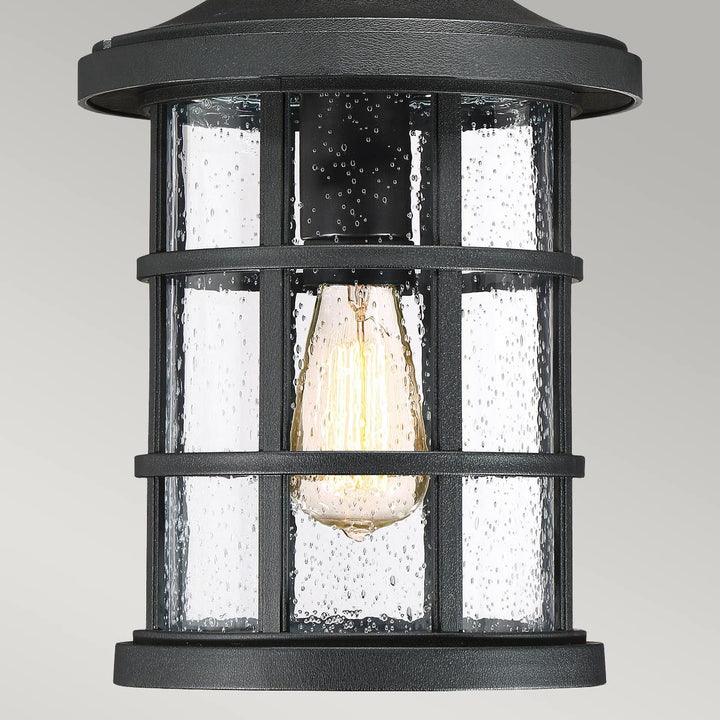 Norlys Crusade 1 Light Chain Lantern QZ-CRUSADE8-BLK Earth Black