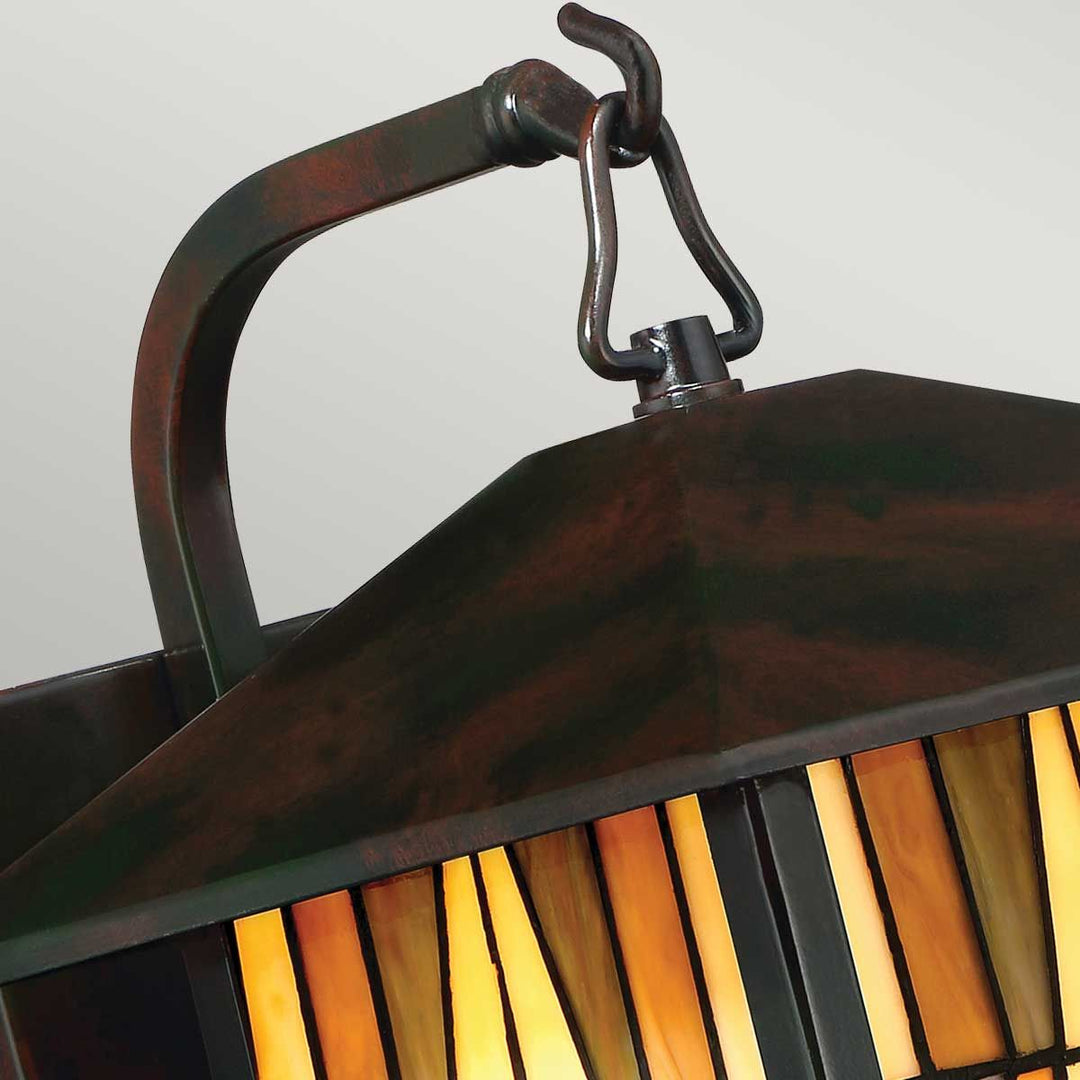 Norlys Inglenook 1 Light Outdoor Medium Wall Lantern QZ-INGLENOOK2-M Valiant Bronze