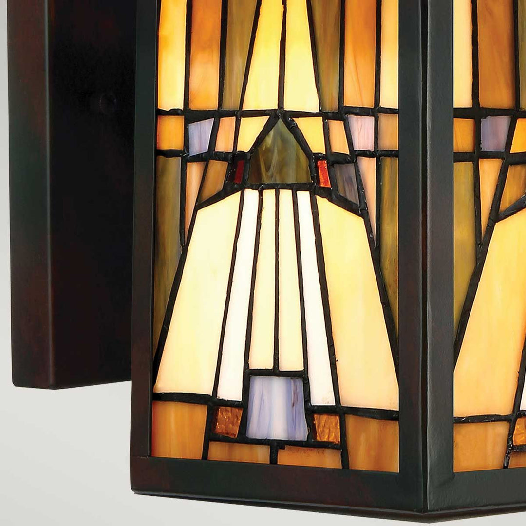 Norlys Inglenook 1 Light Outdoor Medium Wall Lantern QZ-INGLENOOK2-M Valiant Bronze