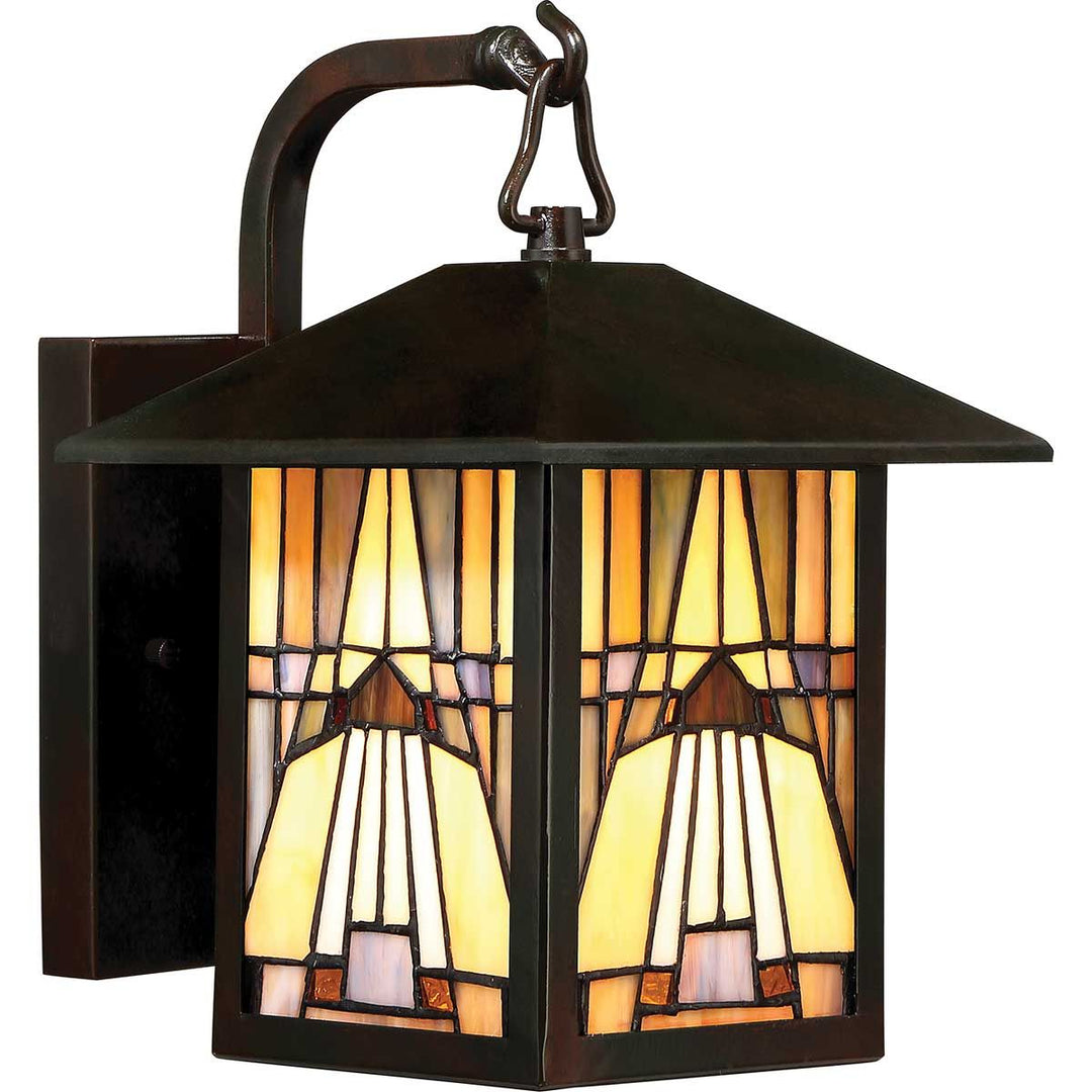 Norlys Inglenook 1 Light Outdoor Small Wall Lantern QZ-INGLENOOK2-S Valiant Bronze