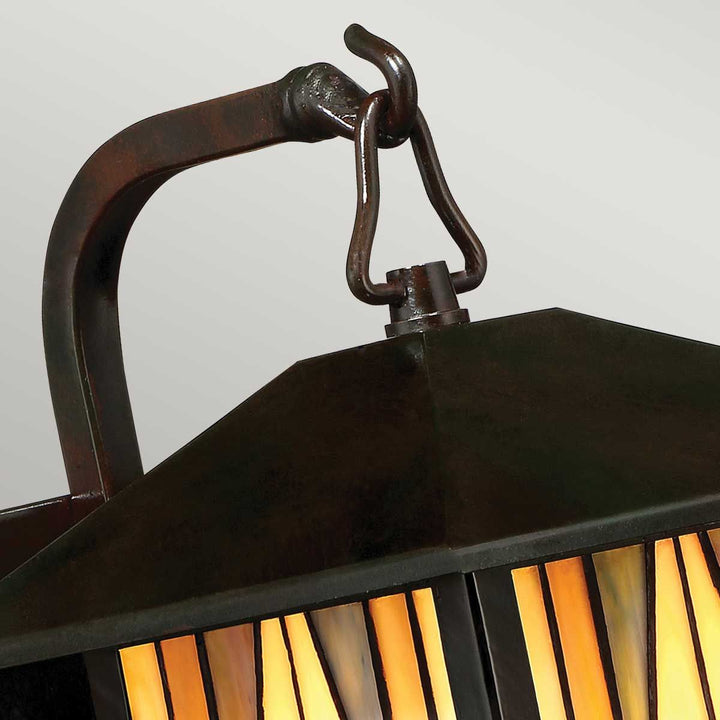 Norlys Inglenook 1 Light Outdoor Small Wall Lantern QZ-INGLENOOK2-S Valiant Bronze