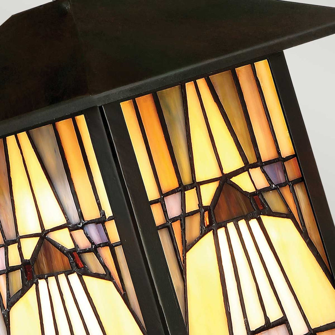Norlys Inglenook 1 Light Outdoor Small Wall Lantern QZ-INGLENOOK2-S Valiant Bronze