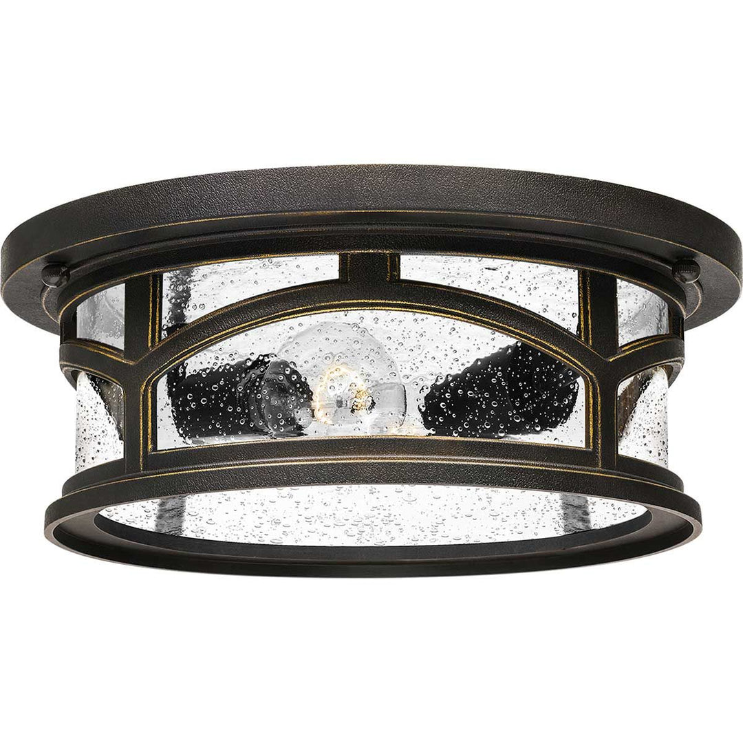 Norlys Marblehead 2 Light Flush QZ-MARBLEHEAD-F Palladian Bronze