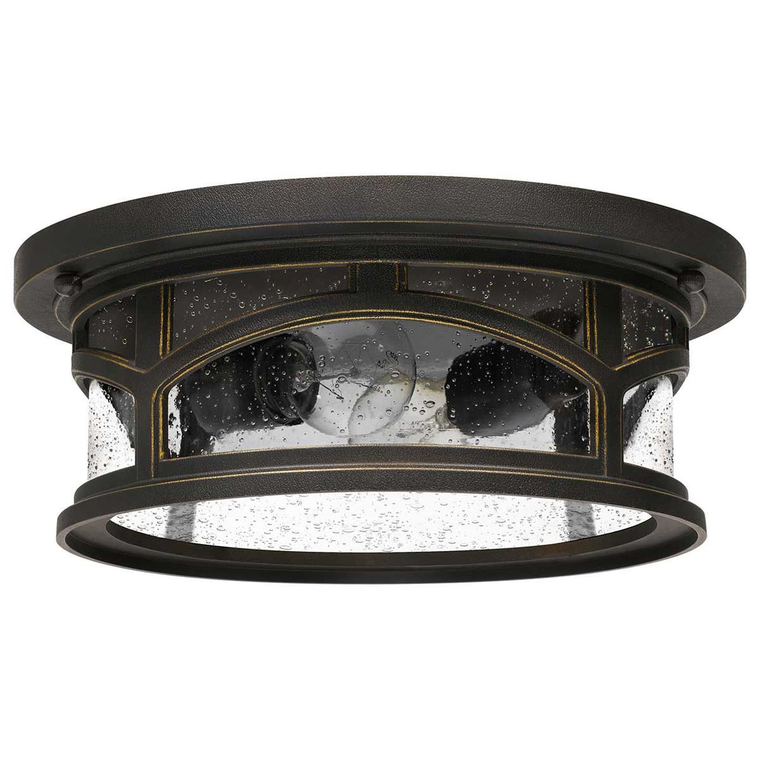 Norlys Marblehead 2 Light Flush QZ-MARBLEHEAD-F Palladian Bronze