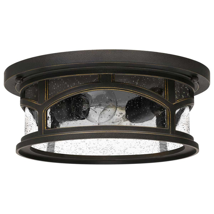 Norlys Marblehead 2 Light Flush QZ-MARBLEHEAD-F Palladian Bronze