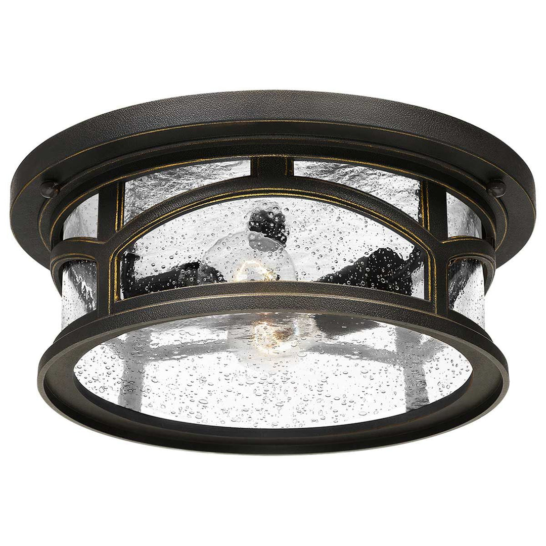 Norlys Marblehead 2 Light Flush QZ-MARBLEHEAD-F Palladian Bronze