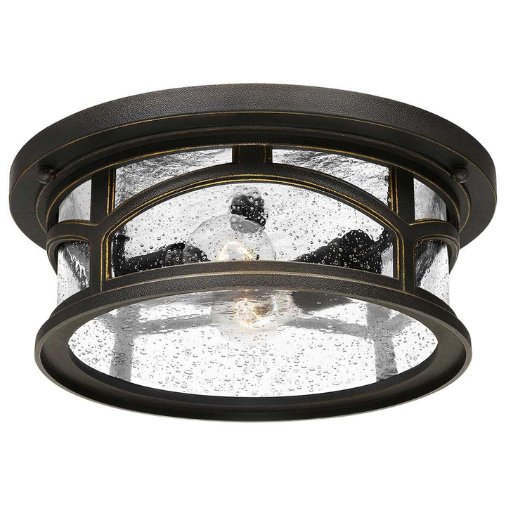 Norlys Marblehead 2 Light Flush QZ-MARBLEHEAD-F Palladian Bronze