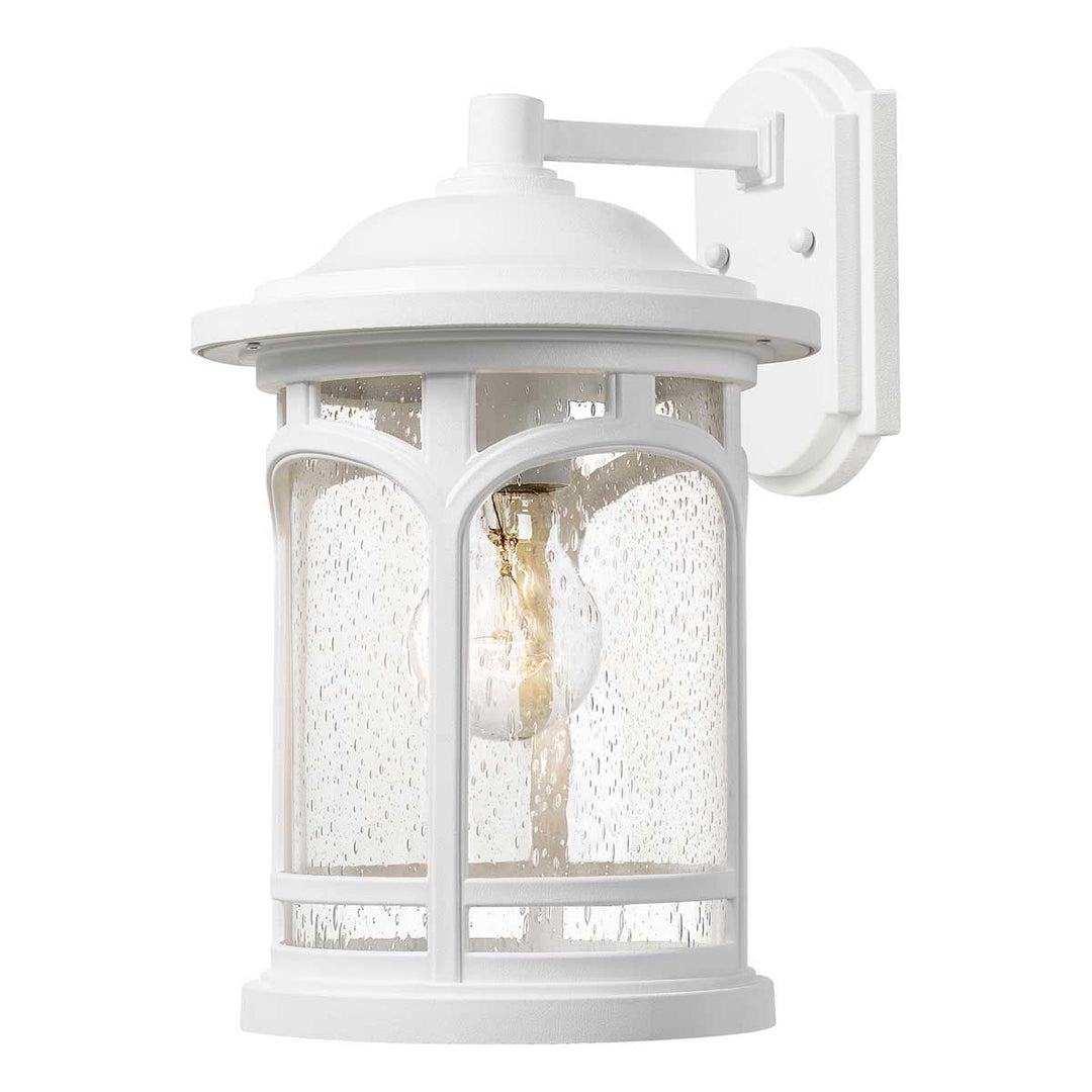 Norlys Marblehead 1 Light Medium Wall Lantern QZ-MARBLEHEAD-M-WHT White