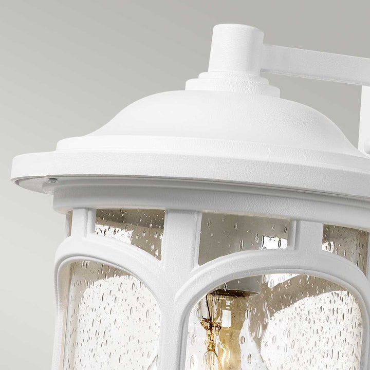 Norlys Marblehead 1 Light Medium Wall Lantern QZ-MARBLEHEAD-M-WHT White